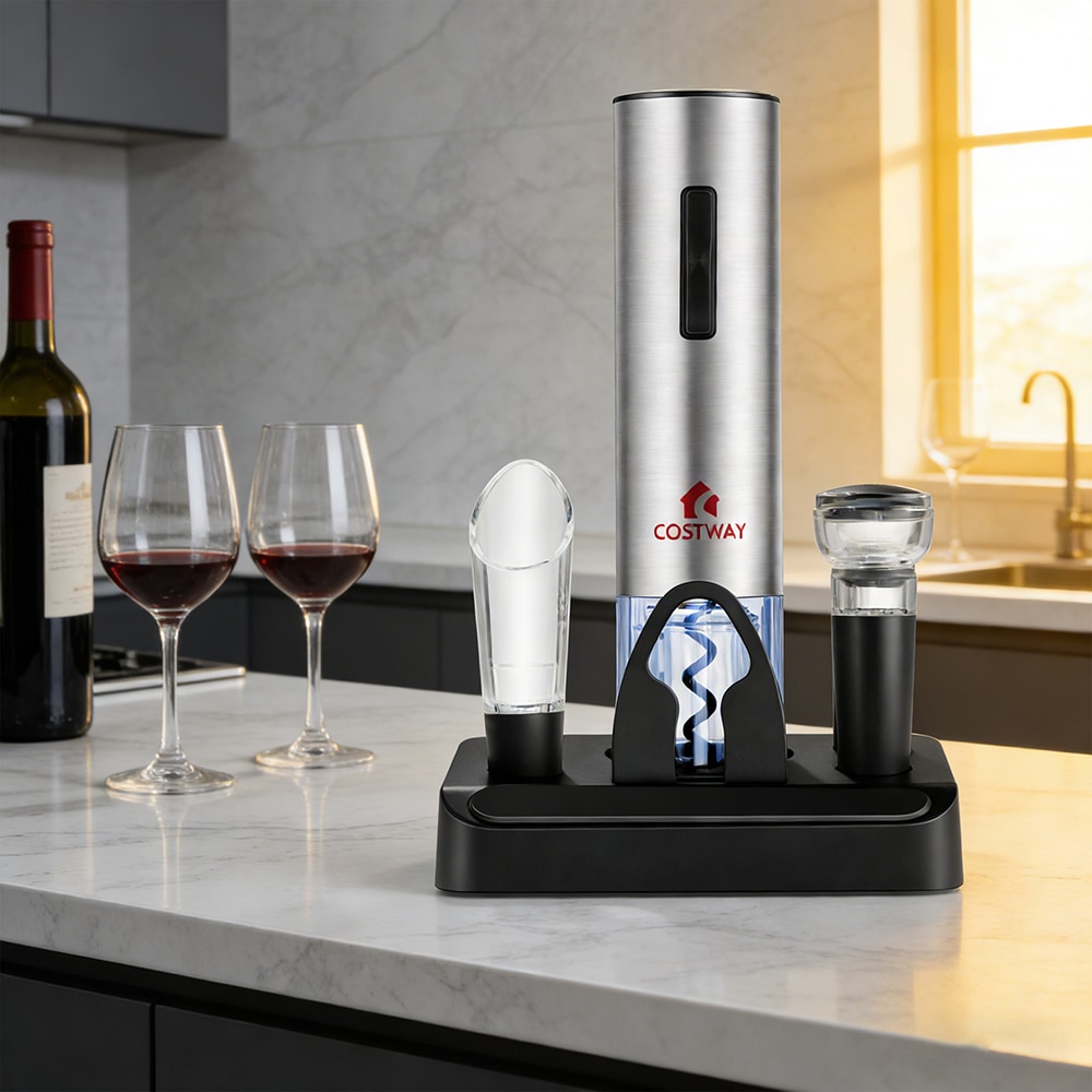 6-in-1 Electric Wine Bottle Opener Set With Foil Cutter_voghion.com